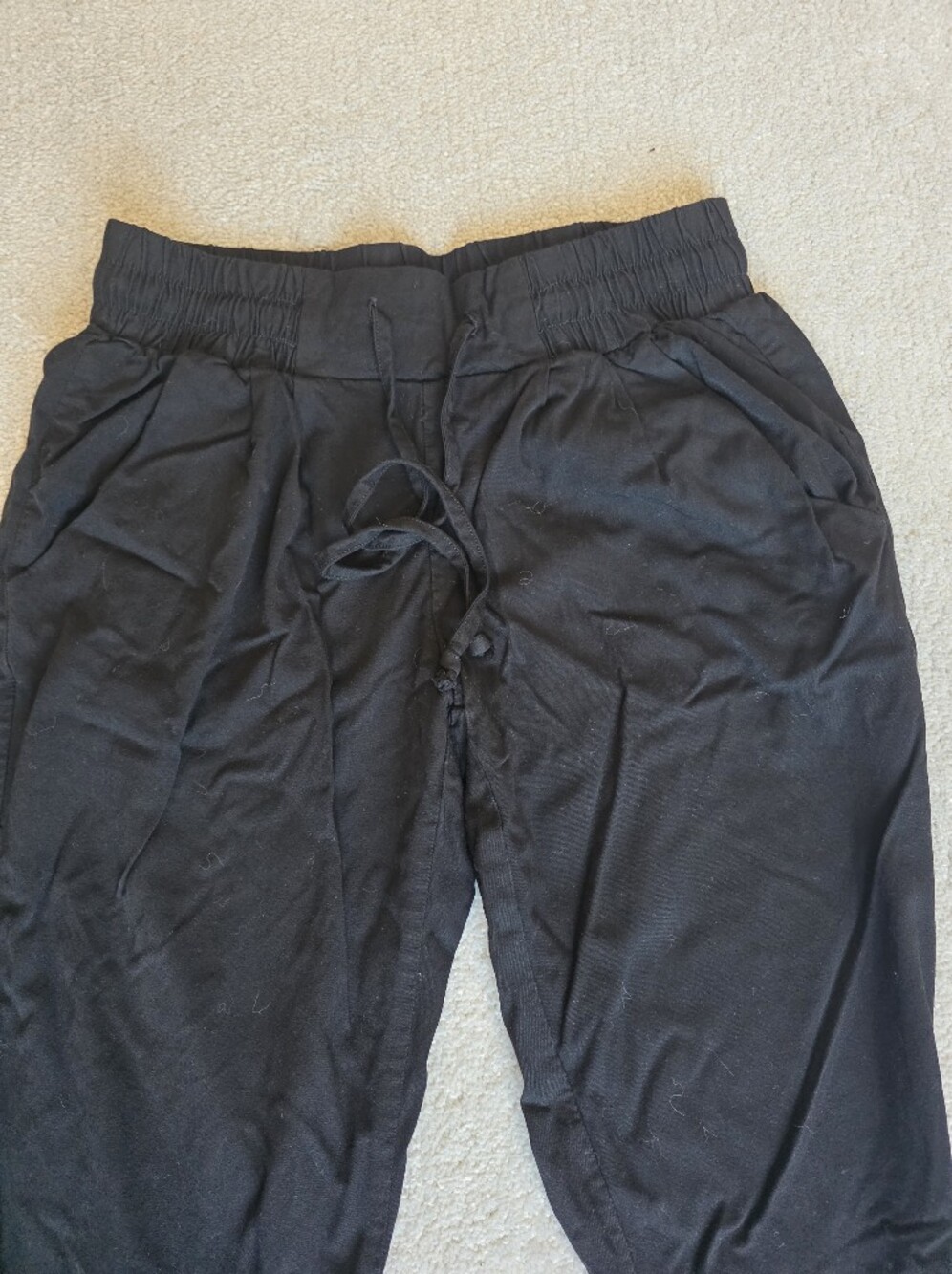 Boathouse HARLOW Black Drawstring Jogger Pants - Casual Women's Lounge Pants